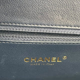 シャネル CHANEL CCフィリグリーバニティバッグ A93342　26番台 ネイビー GD金具 キャビアスキン レディース ショルダーバッグ