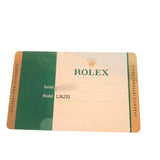 ロレックス ROLEX ﾃﾞｲﾄｼﾞｬｽﾄ36 ﾀﾞｰｸﾛｼﾞｳﾑ 126231 PG・SS メンズ 腕時計