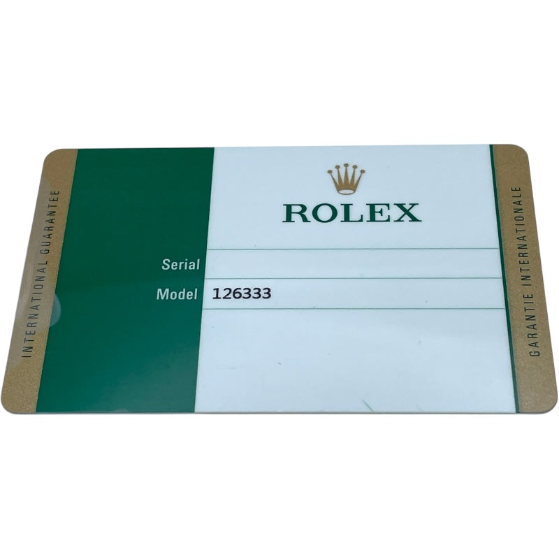 ロレックス ROLEX デイトジャスト41 ランダムシリアル 126333 シャンパンゴールド K18YG/SS 自動巻き メンズ 腕時計