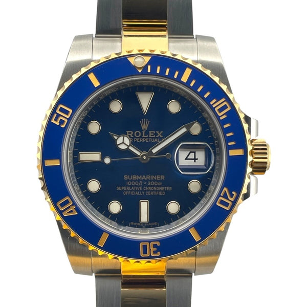 ロレックス ROLEX サブマリーナ 116613LB ブルー K18/SS メンズ 腕時計