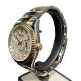 ロレックス ROLEX デイトジャスト36 ホリコン 126233G シルバーコンピューター SS×K18 メンズ 腕時計