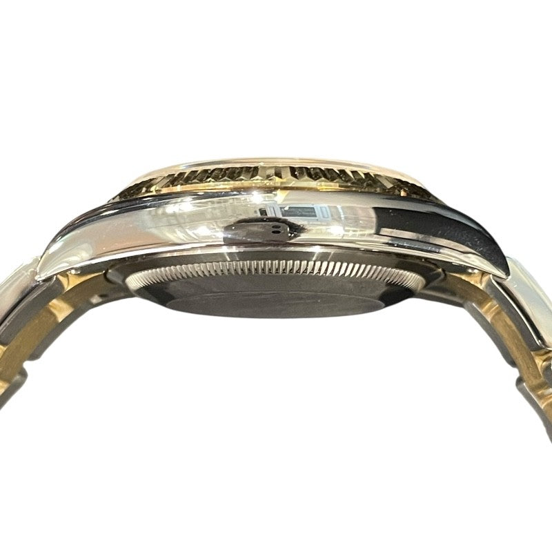 ロレックス ROLEX デイトジャスト36 ホリコン 126233G シルバーコンピューター SS×K18 メンズ 腕時計