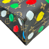 ルイ・ヴィトン LOUIS VUITTON LV×YK オンザゴーPM M46380 ブラウン モノグラム・ペインティッド・ドット レディース トートバッグ