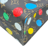 ルイ・ヴィトン LOUIS VUITTON LV×YK オンザゴーPM M46380 ブラウン モノグラム・ペインティッド・ドット レディース トートバッグ