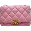 シャネル CHANEL マトラッセチェーンショルダーバッグ AS3206 ピンク/ゴールド金具 ラムスキン レディース ショルダーバッグ
