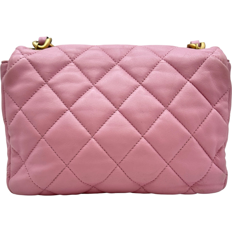シャネル CHANEL マトラッセチェーンショルダーバッグ AS3206 ピンク