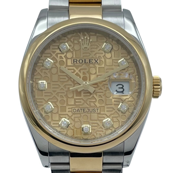 ロレックス ROLEX デイトジャスト36 ホリコン 126203 ゴールド K18/SS  