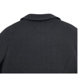 シャネル CHANEL ココマークジップアップジャケット P09353 ブラック ウール レディース ノーカラージャケット