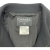 シャネル CHANEL ココマークジップアップジャケット P09353 ブラック ウール レディース ノーカラージャケット