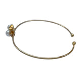 ミキモト MIKIMOTO リボンモチーフ パールブレス ゴールド K18 ジュエリー