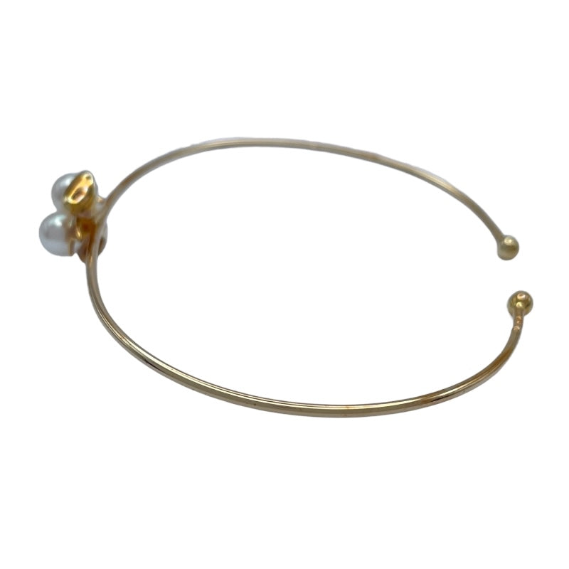 ミキモト MIKIMOTO リボンモチーフ パールブレス ゴールド K18 ジュエリー