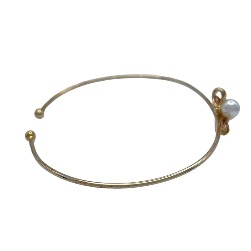 ミキモト MIKIMOTO リボンモチーフ パールブレス ゴールド K18 ジュエリー