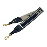 クリスチャン・ディオール Christian Dior サドルバッグ ネイビー GD金具 オブリークキャンバス レディース ハンドバッグ