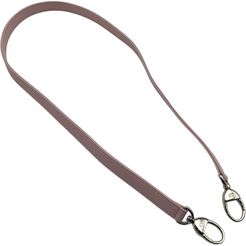 クリスチャン・ディオール Christian Dior レディディオールミディアムトリコロール ピンク・グレー SV金具 カナージュ レディース ハンドバッグ