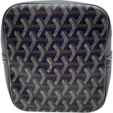 ゴヤール GOYARD プティクロ バケット ネイビー コーティングキャンバス レディース ショルダーバッグ