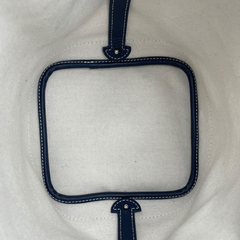 ゴヤール GOYARD プティクロ バケット ネイビー コーティングキャンバス レディース ショルダーバッグ