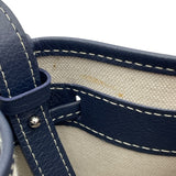 ゴヤール GOYARD プティクロ バケット ネイビー コーティングキャンバス レディース ショルダーバッグ