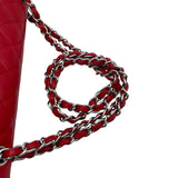 シャネル CHANEL デカマトラッセ30 A58600 19番台 レッド SV金具 キャビアスキン レディース ショルダーバッグ