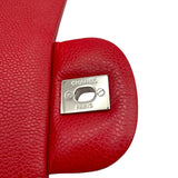 シャネル CHANEL デカマトラッセ30 A58600 19番台 レッド SV金具 キャビアスキン レディース ショルダーバッグ
