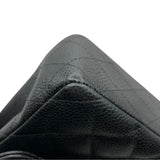 シャネル CHANEL マトラッセ25 A01112 23番台 ブラック SV金具 キャビアスキン レディース ショルダーバッグ