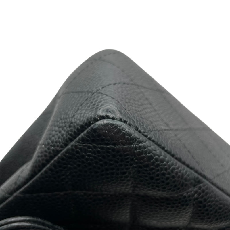 シャネル CHANEL マトラッセ25 A01112 23番台 ブラック SV金具 キャビアスキン レディース ショルダーバッグ