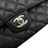 シャネル CHANEL マトラッセ25 A01112 23番台 ブラック SV金具 キャビアスキン レディース ショルダーバッグ