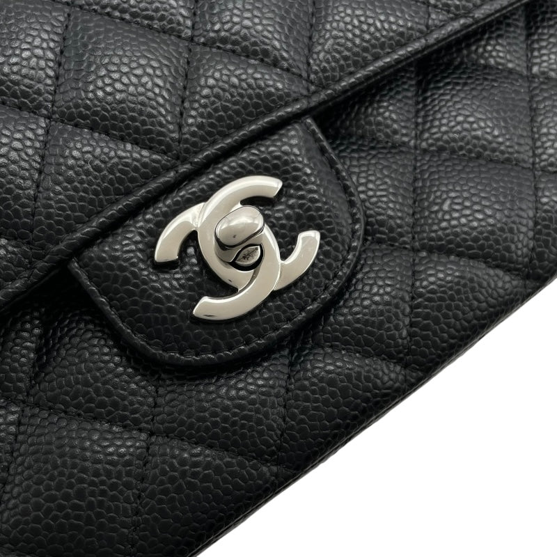 シャネル CHANEL マトラッセ25 A01112 23番台 ブラック SV金具 キャビアスキン レディース ショルダーバッグ