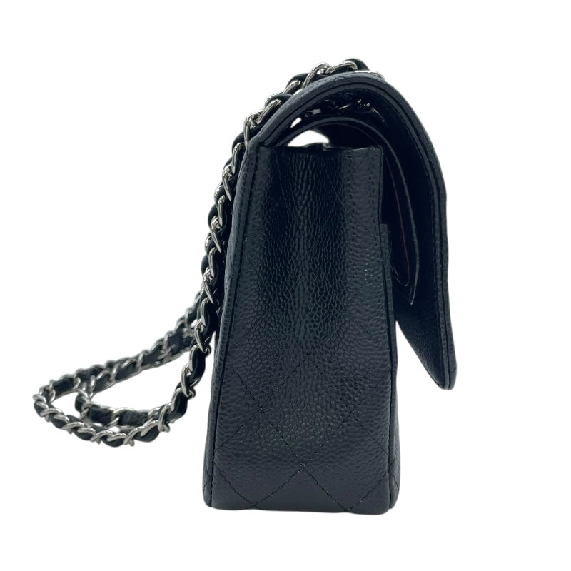 シャネル CHANEL マトラッセ25 A01112 23番台 ブラック SV金具 キャビアスキン レディース ショルダーバッグ