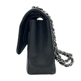 シャネル CHANEL マトラッセ25 A01112 23番台 ブラック SV金具 キャビアスキン レディース ショルダーバッグ