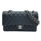 シャネル CHANEL マトラッセ25 A01112 23番台 ブラック SV金具 キャビアスキン レディース ショルダーバッグ