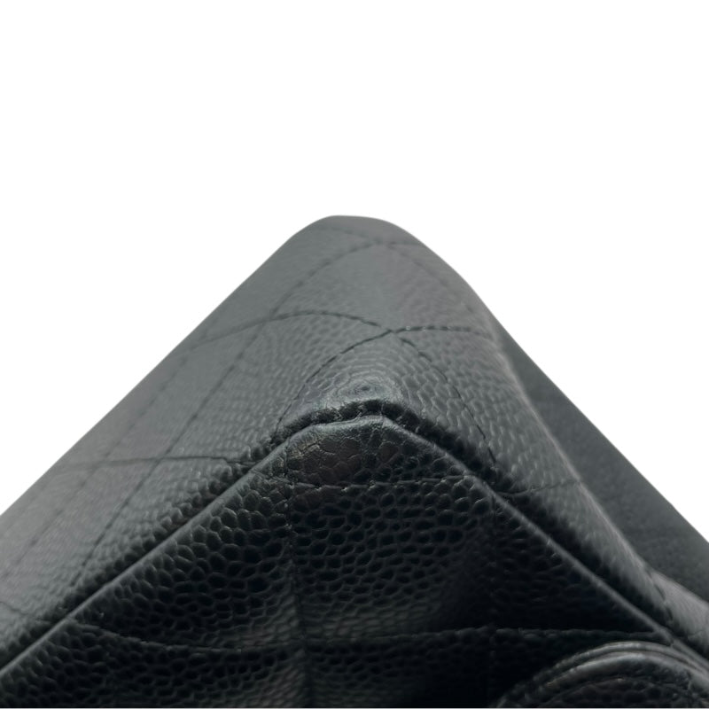 シャネル CHANEL マトラッセ25 A01112 23番台 ブラック SV金具 キャビアスキン レディース ショルダーバッグ