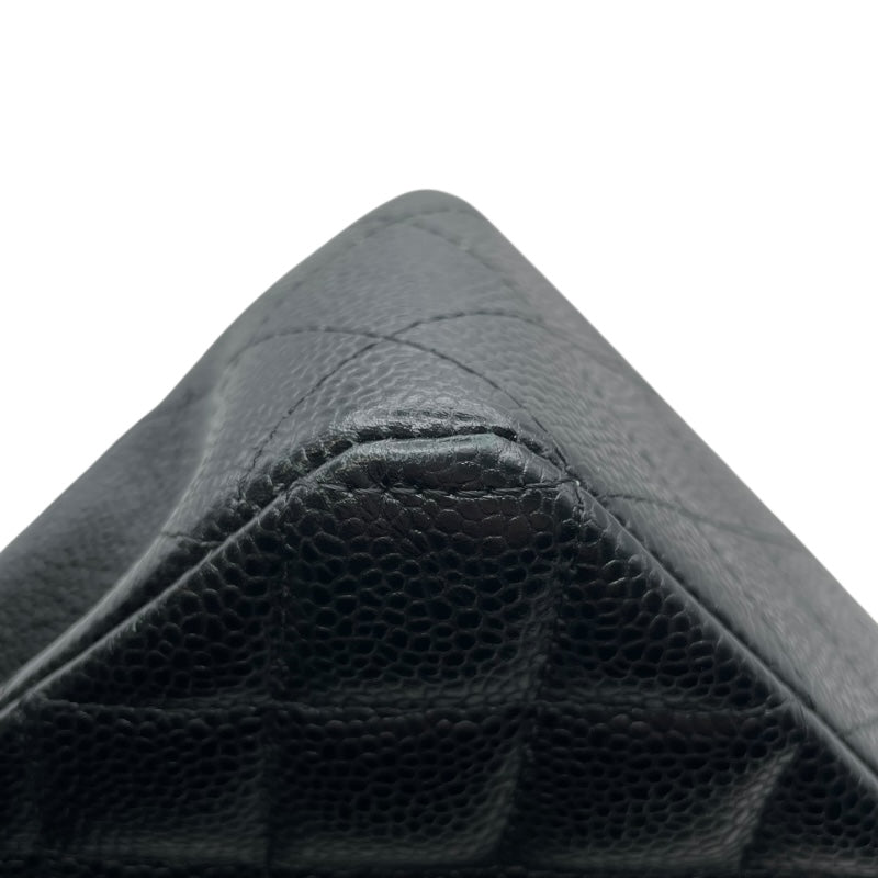 シャネル CHANEL マトラッセ25 A01112 23番台 ブラック SV金具 キャビアスキン レディース ショルダーバッグ