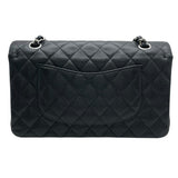 シャネル CHANEL マトラッセ25 A01112 23番台 ブラック SV金具 キャビアスキン レディース ショルダーバッグ