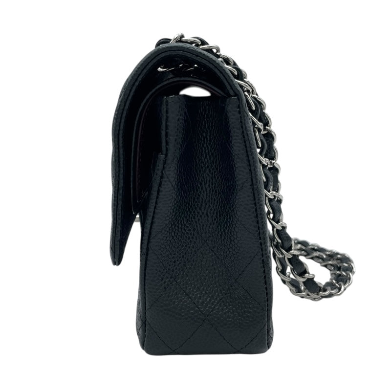 シャネル CHANEL マトラッセ25 A01112 23番台 ブラック SV金具 キャビアスキン レディース ショルダーバッグ