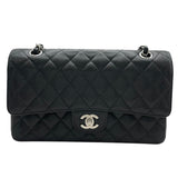 シャネル CHANEL マトラッセ25 A01112 23番台 ブラック SV金具 キャビアスキン レディース ショルダーバッグ