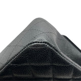 シャネル CHANEL マトラッセ25 A01112 23番台 ブラック SV金具 キャビアスキン レディース ショルダーバッグ