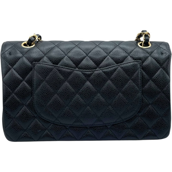 シャネル CHANEL マトラッセ25 A01112 26番台 ブラック GD金具 キャビアスキン レディース ショルダーバッグ