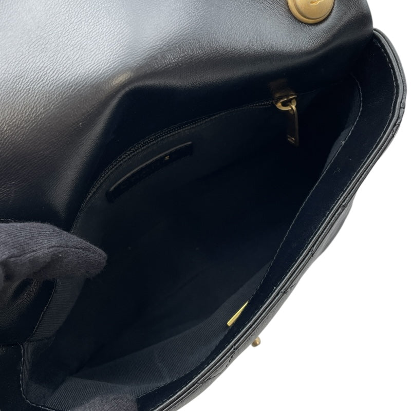 シャネル CHANEL マトラッセ チェーンショルダーバッグ AS3206 ブラック GD金具 ラムスキン レディース ショルダーバッグ