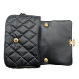 シャネル CHANEL マトラッセ チェーンショルダーバッグ AS3206 ブラック GD金具 ラムスキン レディース ショルダーバッグ