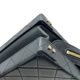 シャネル CHANEL ココマーク2WAYバニティチェーンバッグ AS3345 ブラック GD金具 ラムスキン レディース ショルダーバッグ