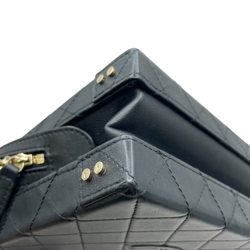 シャネル CHANEL ココマーク2WAYバニティチェーンバッグ AS3345 ブラック GD金具 ラムスキン レディース ショルダーバッグ