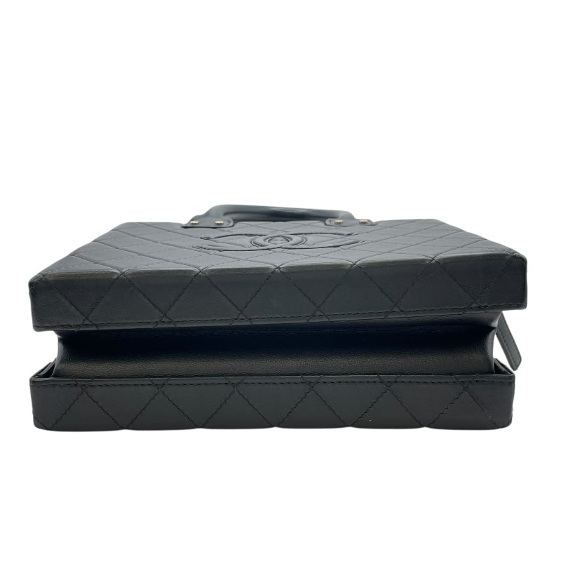 シャネル CHANEL ココマーク2WAYバニティチェーンバッグ AS3345 ブラック GD金具 ラムスキン レディース ショルダーバッグ