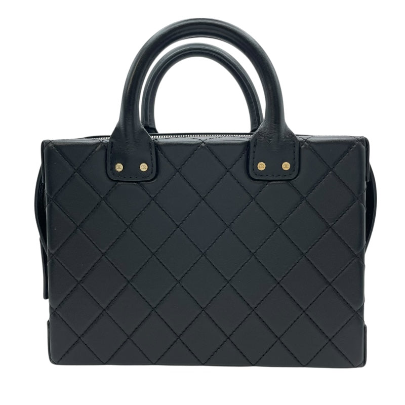 シャネル CHANEL ココマーク2WAYバニティチェーンバッグ AS3345 ブラック GD金具 ラムスキン レディース ショルダーバッグ