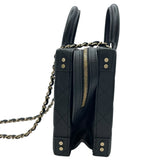 シャネル CHANEL ココマーク2WAYバニティチェーンバッグ AS3345 ブラック GD金具 ラムスキン レディース ショルダーバッグ