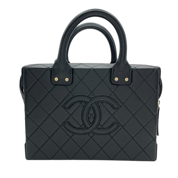 シャネル CHANEL ココマーク2WAYバニティチェーンバッグ AS3345 ブラック GD金具 ラムスキン レディース ショルダーバッグ
