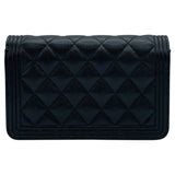 シャネル CHANEL ボーイシャネルチェーンウォレット AP0117 ブラック GD金具 キャビアスキン レディース ショルダーバッグ