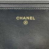 シャネル CHANEL ボーイシャネルチェーンウォレット AP0117 ブラック GD金具 キャビアスキン レディース ショルダーバッグ
