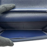 シャネル CHANEL マトラッセチェーンウォレット AP0250 28番台 ネイビー SV金具 キャビアスキン レディース ウォレットチェーン