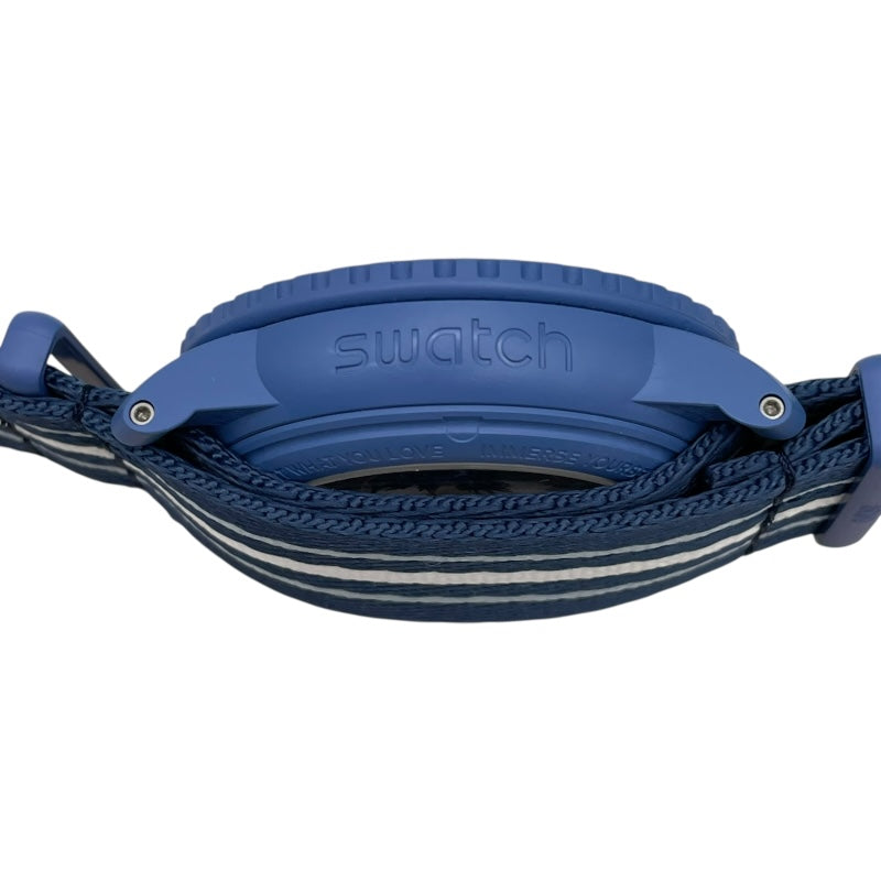 スウォッチ swatch バイオセラミック スキューバ フィフティファゾムコレクション SO35A100 ブルー 金性バイオセラミック 自動巻き メンズ 腕時計