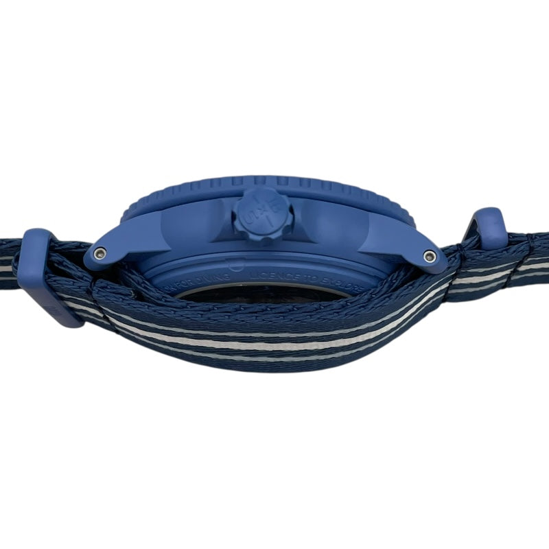 スウォッチ swatch バイオセラミック スキューバ フィフティファゾムコレクション SO35A100 ブルー 金性バイオセラミック 自動巻き メンズ 腕時計